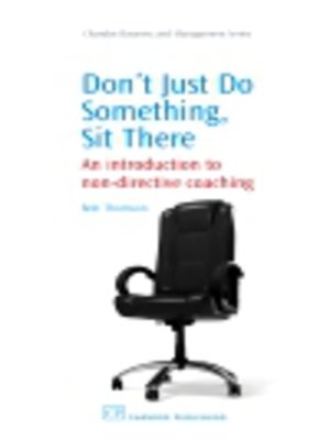 cover image of Don't Just Do Something, Sit There